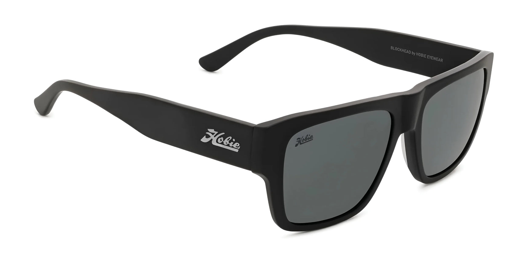 Hobie Eyewear BLOCKHEAD Sunglasses Satin Black / Grey Hobie Eyewear BLOCKHEAD Sunglasses Satin Black / Grey