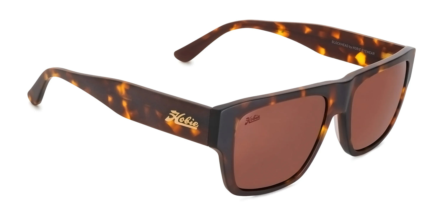 Hobie Eyewear BLOCKHEAD Sunglasses Satin Tortoise / Copper Hobie Eyewear BLOCKHEAD Sunglasses Satin Tortoise / Copper
