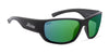 Hobie Eyewear BLUEFIN FLOAT Sunglasses | Size 63 / Satin Black / Sea Green Mirror