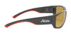 Hobie Eyewear HANK CHERRY BLUEFIN FLOAT Sunglasses | Size 63 / Satin Black/Red / Cobalt Mirror