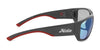 Hobie Eyewear HANK CHERRY BLUEFIN FLOAT Sunglasses | Size 63 / Satin Black/Red / Cobalt Mirror