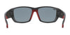 Hobie Eyewear HANK CHERRY BLUEFIN FLOAT Sunglasses | Size 63 / Satin Black/Red / Cobalt Mirror