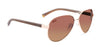 Hobie Eyewear BROAD Sunglasses | Size 59 / Shiny Gold / Copper Gradient w/ Flash