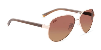 Hobie Eyewear BROAD Sunglasses Shiny Gold / Copper Gradient w/ Flash
