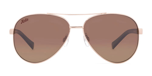 Hobie Eyewear BROAD Sunglasses / Size 59 / Shiny Gold / Copper Gradient w/ Flash