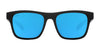 Hobie Eyewear COASTAL FLOAT Sunglasses | Size 54 / Satin Black / Cobalt Mirror