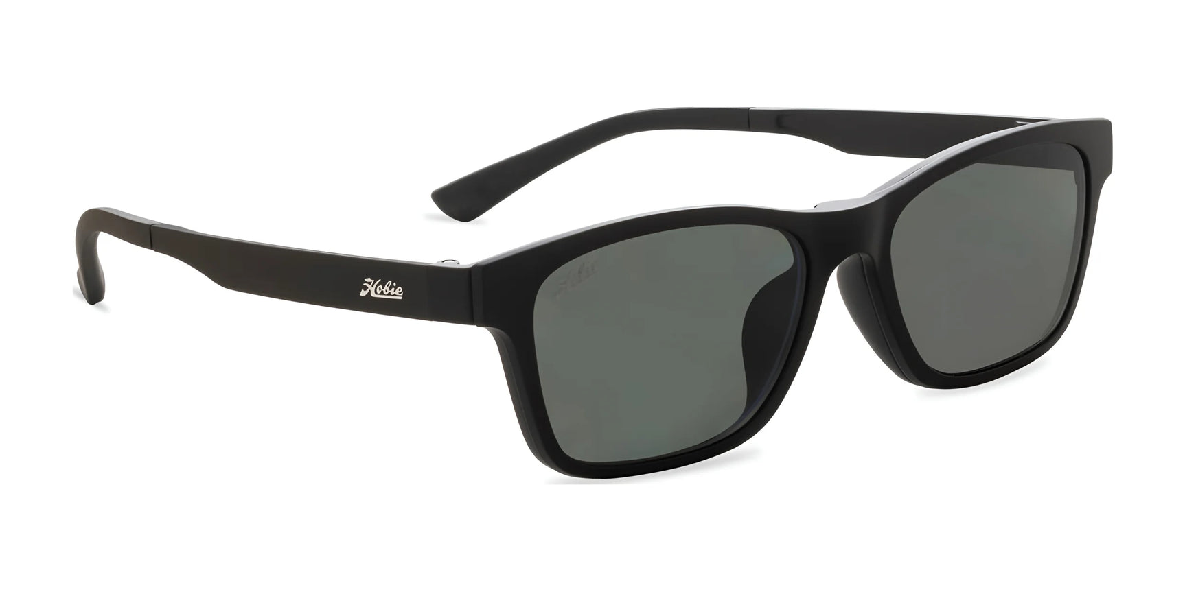 Hobie Eyewear CRESCENT Sunglasses Satin Black / Grey Hobie Eyewear CRESCENT Sunglasses Satin Black / Grey