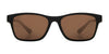 Hobie Eyewear CRESCENT Sunglasses | Size 52 / Satin Black / Cobalt Mirror