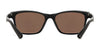 Hobie Eyewear CRESCENT Sunglasses | Size 52 / Satin Black / Cobalt Mirror