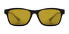 Hobie Eyewear CRESCENT Sunglasses | Size 52 / Satin Black / Cobalt Mirror