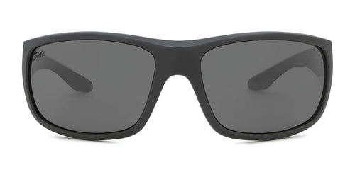 Hobie Eyewear HULL FLOAT Sunglasses / Size 63 / Satin Black / Grey