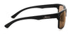 Hobie Eyewear HUNTINGTON Sunglasses | Size 65 / Satin Black / Copper
