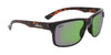 Hobie Eyewear HUNTINGTON Sunglasses | Size 65 / Shiny Brown Tortoise / Sea Green Mirror