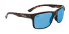Hobie Eyewear HUNTINGTON Sunglasses | Size 65 / Shiny Brown Tortoise / Cobalt Mirror