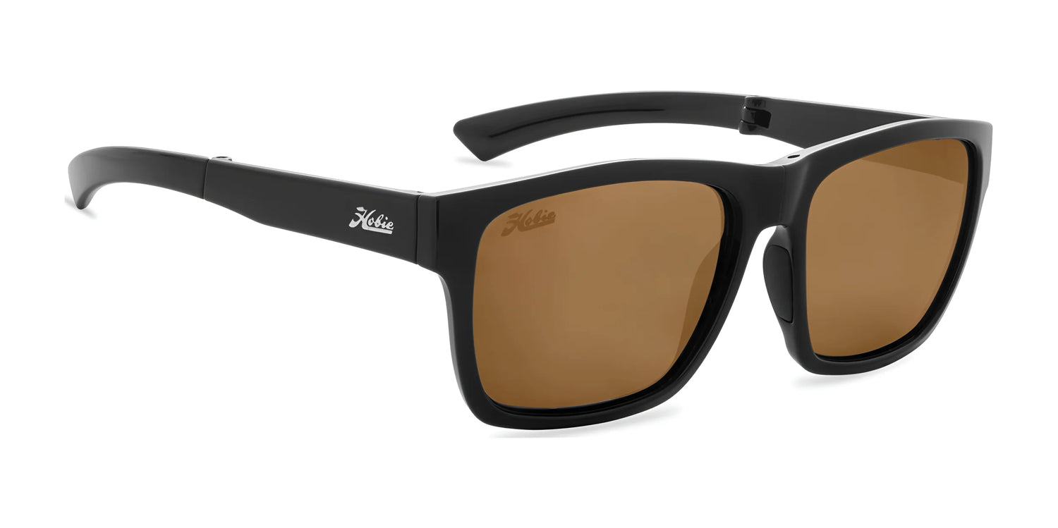 Hobie Eyewear IMPERIAL Reader Sunglasses Shiny Black / +2.0 Copper Polarized (PC) Hobie Eyewear IMPERIAL Reader Sunglasses Shiny Black / +2.0 Copper Polarized (PC)