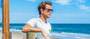 Hobie Eyewear IMPERIAL Reader Sunglasses | Size 55 / Shiny Black / +1.5 Copper Polarized (PC)