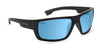 Hobie Eyewear MOJO FLOAT Sunglasses | Size 67 / Satin Black / Cobalt Mirror