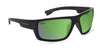 Hobie Eyewear MOJO FLOAT Sunglasses | Size 67 / Satin Black / Sea Green Mirror