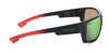 Hobie Eyewear HANK CHERRY MOJO FLOAT Sunglasses | Size 67 / Satin Black/Red / Cobalt Mirror