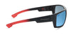 Hobie Eyewear HANK CHERRY MOJO FLOAT Sunglasses | Size 67 / Satin Black/Red / Cobalt Mirror