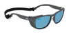 Hobie Eyewear MONARCH FLOAT Sunglasses | Size 53 / Satin Black / Sea Green Mirror