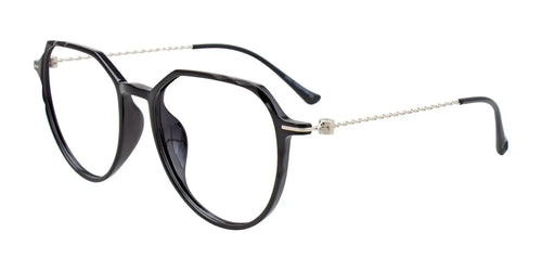 iCHILL C7016 Eyeglasses / Size 52 / Black & Silver