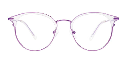 iCHILL C7038 Eyeglasses / Size 50 / Shiny Purple & Crystal