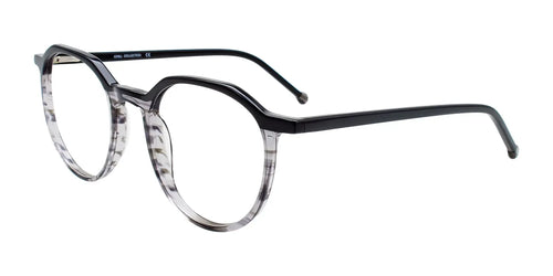 iCHILL C7039 Eyeglasses / Size 49 / Black & Grey Lines