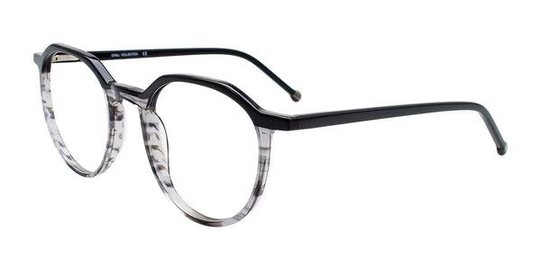 iCHILL C7039 Eyeglasses | Size 49 / Black & Grey Lines