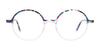 iCHILL C7041 Eyeglasses | Size 49 / Black & Demi Amber/Black