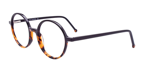 iCHILL C7041 Eyeglasses / Size 49 / Black & Demi Amber / Black