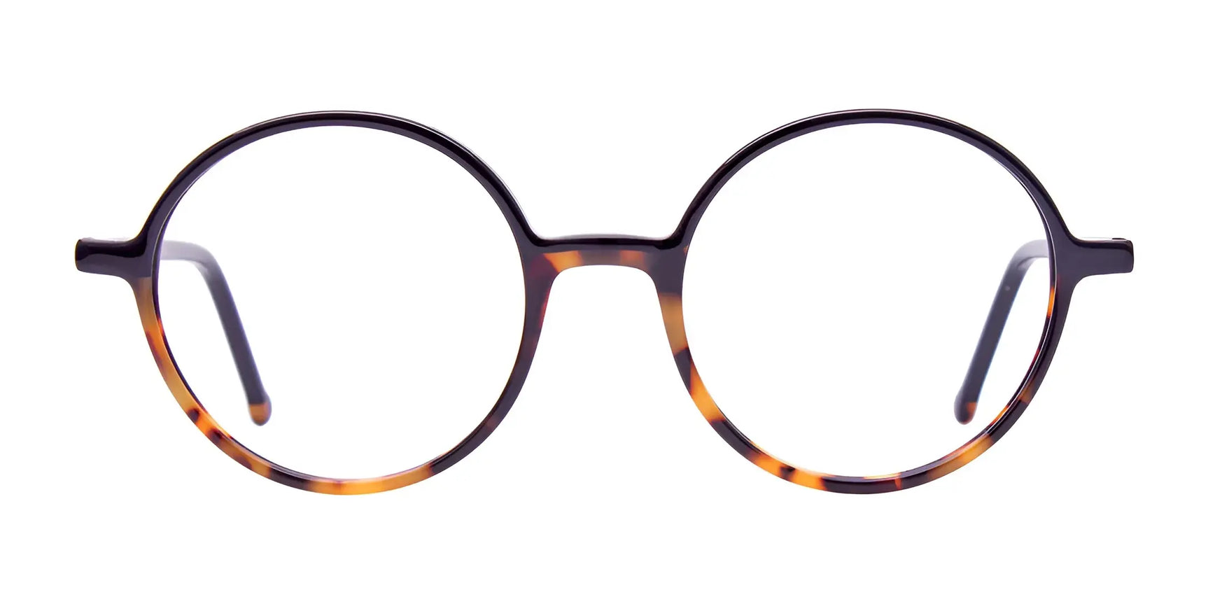 The iCHILL C7041 Eyeglasses | Size 49 feature round, full-rim thin tortoiseshell frames by iCHILL, are prescription ready, and are shown on a white background. The iCHILL C7041 Eyeglasses | Size 49 feature round, full-rim thin tortoiseshell frames by iCHILL, are prescription ready, and are shown on a white background.