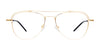 iCHILL C7042 Eyeglasses | Size 54 / Satin Black & Shiny Copper