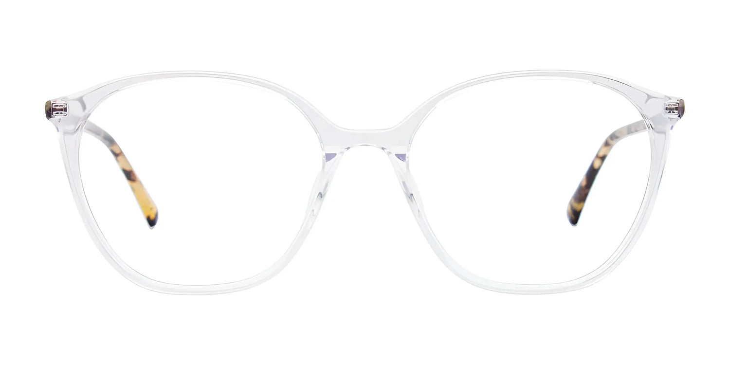 The iCHILL C7050 Eyeglasses | Size 55 from iCHILL feature clear, round frames and thin temples for a stylish, comfortable look. Shown on a white background, these eyeglasses are also prescription ready. The iCHILL C7050 Eyeglasses | Size 55 from iCHILL feature clear, round frames and thin temples for a stylish, comfortable look. Shown on a white background, these eyeglasses are also prescription ready.