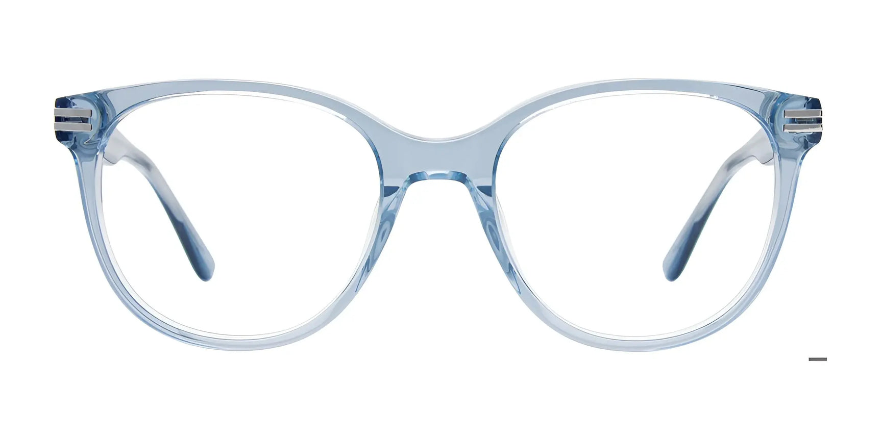 ICHILL C7057 Eyeglasses | Size 52 by iCHILL, shown with clear blue round frames against a white background. Lightweight and prescription ready for comfortable everyday wear. ICHILL C7057 Eyeglasses | Size 52 by iCHILL, shown with clear blue round frames against a white background. Lightweight and prescription ready for comfortable everyday wear.