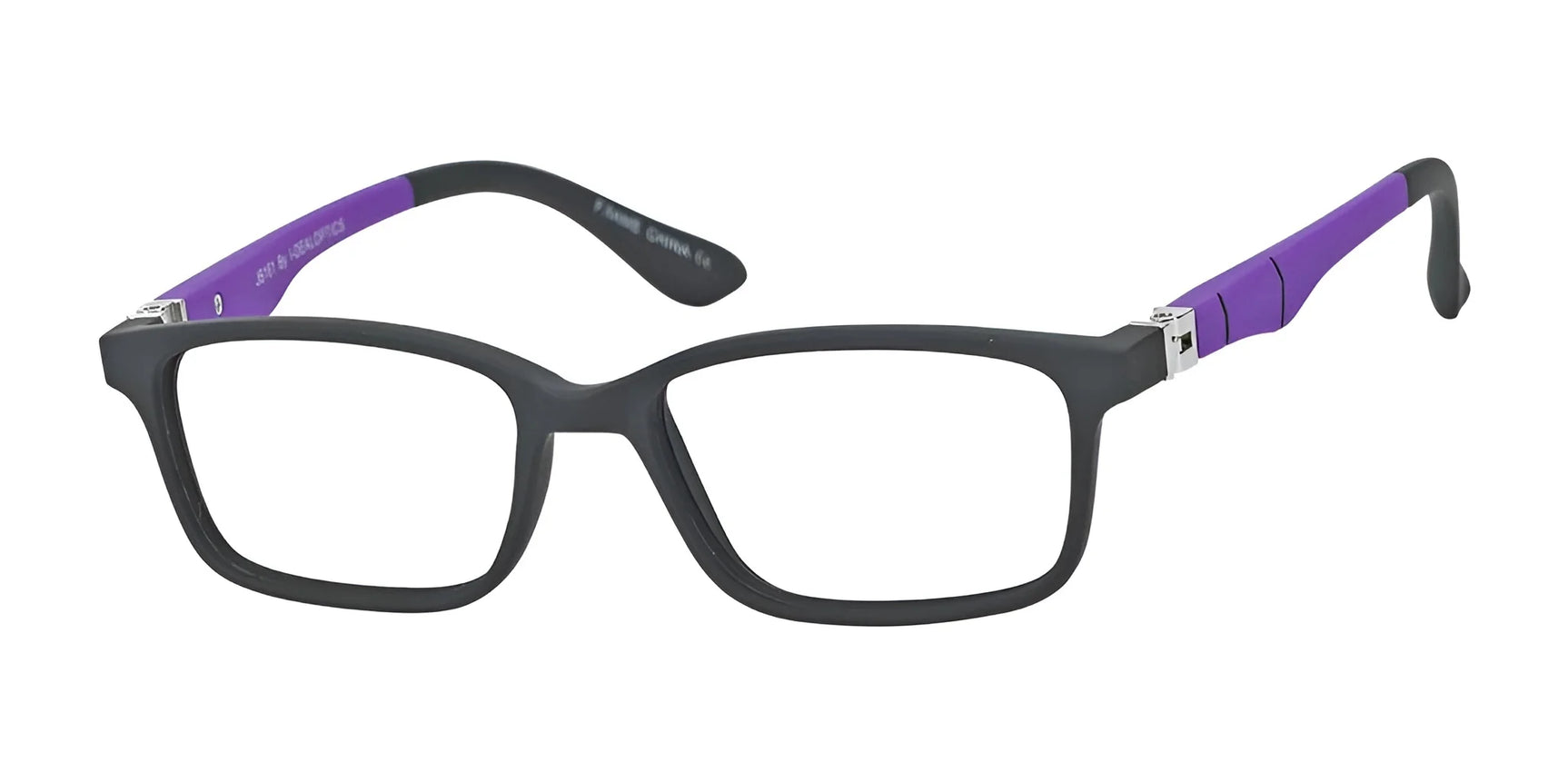 Jelly Bean JB161 Eyeglasses Black / Purple Jelly Bean JB161 Eyeglasses Black / Purple