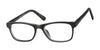 Jelly Bean JB184 Eyeglasses | Size 45 / Matte Black/Crystal
