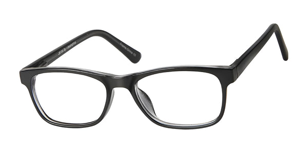 Jelly Bean JB184 Eyeglasses | Size 45 / Matte Black/Crystal