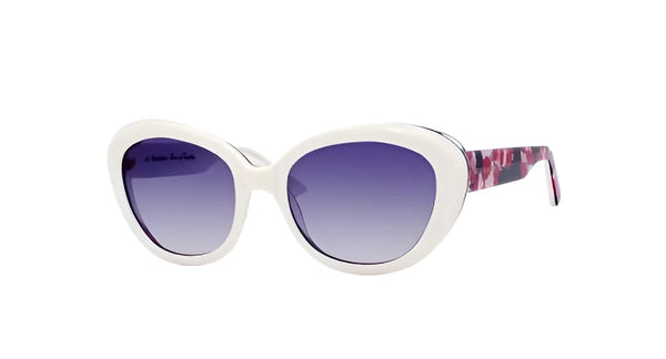 Juicy Couture ENDURING Sunglasses / White / Smoke Tan / Size M