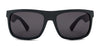 Kaenon BURNET M Sunglasses | Size 60 / Matte Black / Ultra Brown 12 Coastal Green
