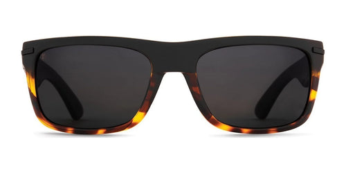 Kaenon BURNET Sunglasses / Size 57 / Matte Black + Tortoise / Ultra Grey 12 Pacific Blue Mirror