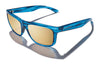 Kaenon CLARKE Sunglasses | Size 56 / Carbon Matte / Ultra Grey 12 Pacific Blue Mirror
