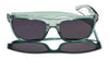 Kaenon CLARKE Sunglasses | Size 56 / Carbon Matte / Ultra Grey 12 Pacific Blue Mirror