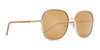 Kaenon SHASTA Sunglasses | Size 58 / Beige White / Gold