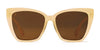 Kaenon SOLVANG Sunglasses | Size 56 / Champagne / Brown 12