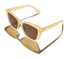 Kaenon SOLVANG Sunglasses | Size 56 / Champagne / Brown 12
