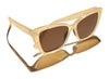 Kaenon SOLVANG Sunglasses | Size 56 / Champagne / Brown 12