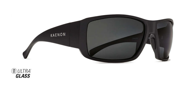 Kaenon TRUCKEE ULTRA GLASS Sunglasses | Size 63 / Matte Black / Ultra Grey 12