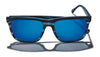 Kaenon VENICE Sunglasses | Size 56 / Matte Black / Brown 12 Coastal Green Mirror