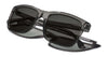 Kaenon VENICE Sunglasses | Size 56 / Matte Black / Brown 12 Coastal Green Mirror